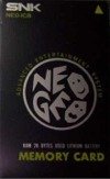 Neo Geo AES - Neo Geo AES Memory Card Loose