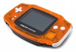 Nintendo Gameboy Advance - Nintendo Gameboy Advance Clear Orange Console Loose