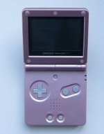 Nintendo Gameboy Advance - Nintendo Gameboy Advance SP Metallic Pink Console Loose