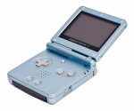 Nintendo Gameboy Advance - Nintendo Gameboy Advance SP Surf Blue Console Loose
