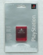 Sony Playstation - Sony Playstation Memory Card Crimson Red Boxed