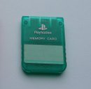 Sony Playstation - Sony Playstation Memory Card Clear Green Loose
