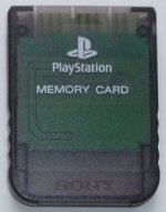 Sony Playstation - Sony Playstation Memory Card Clear Black Loose