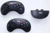 Sega Megadrive 6 Button Wireless Controllers Loose