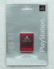 Sony Playstation Memory Card Crimson Red Boxed