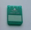 Sony Playstation Memory Card Clear Green Loose